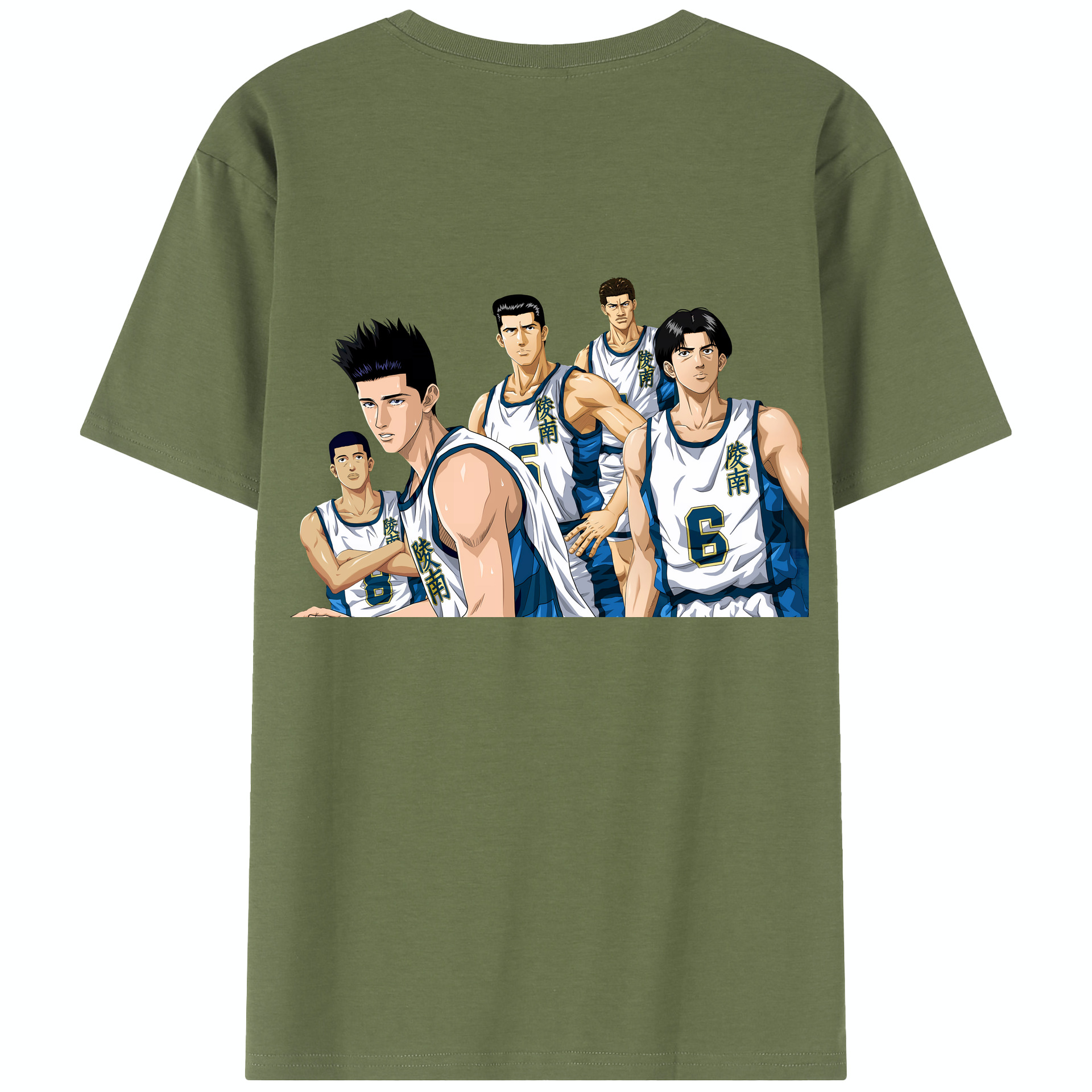 SLAM DUNK／スラムダンク 綿100％半袖Tシャツ（背面プリント）
